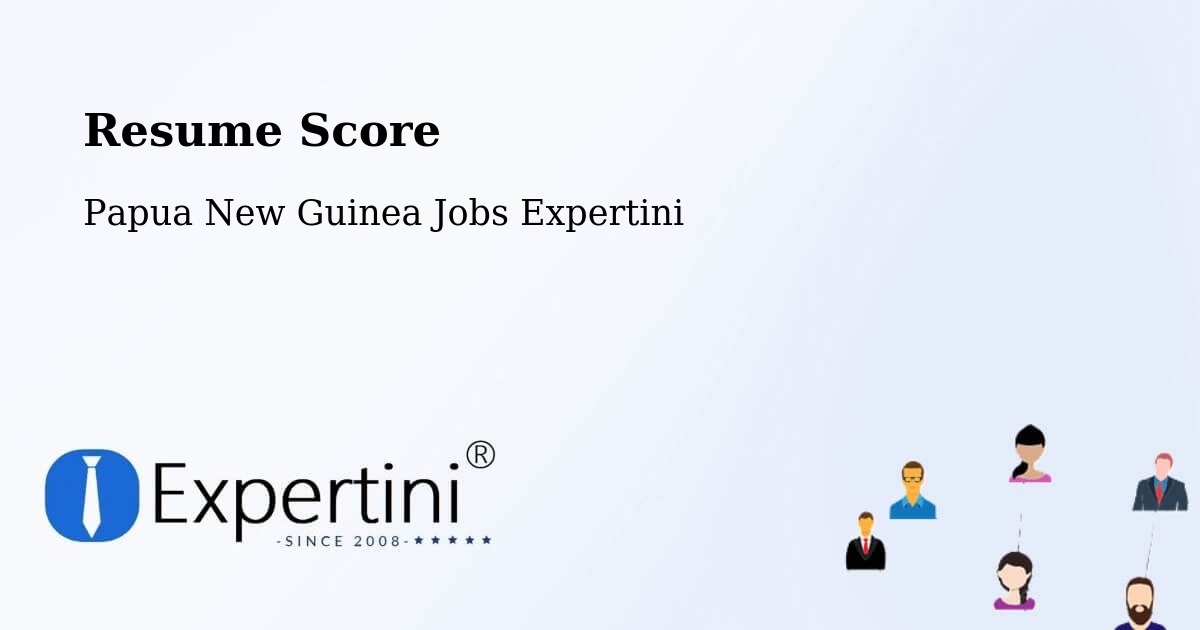 Resume Score & Job Description Match Tool – Sohe - Papua New Guinea Jobs Expertini